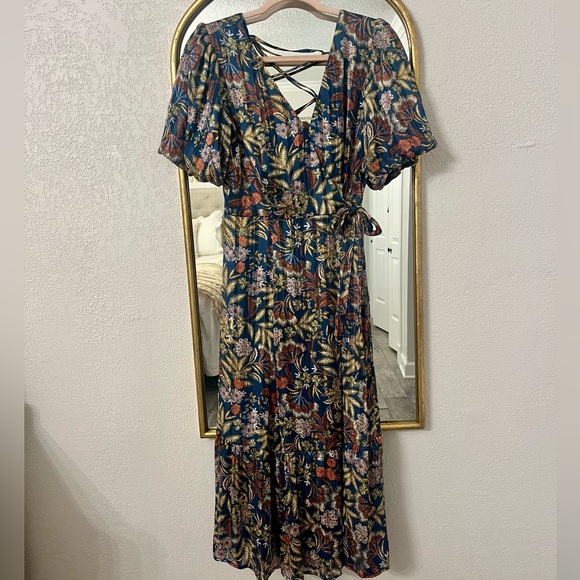 Floral Wrap Dress - Picture 4 of 5